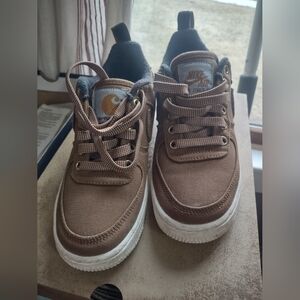 Nike Air Force 1 Kids Brown Sneakers